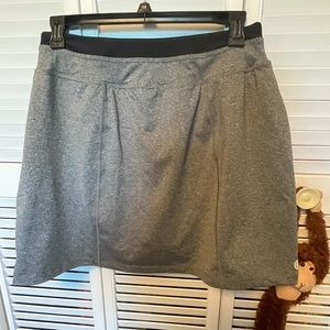 Skort Size 14/16 Black & Gray Full Beauty Sport